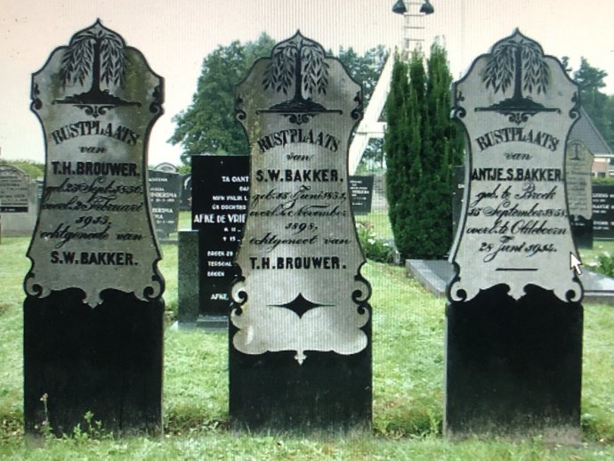 Graven begraafplaats Broek